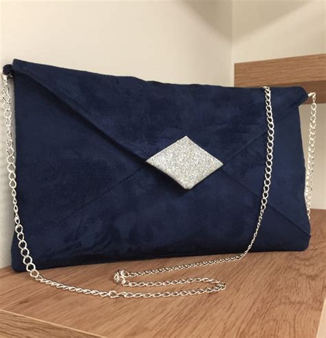 navy suede handbags for wedding.